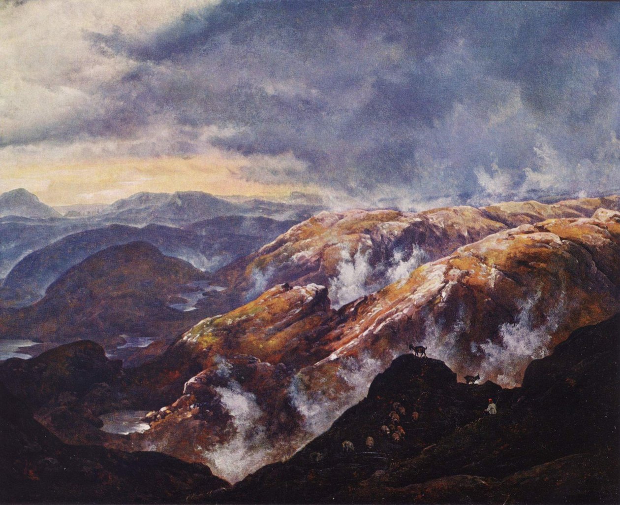 Widok z Lyshornet autorstwa Johan Christian Dahl