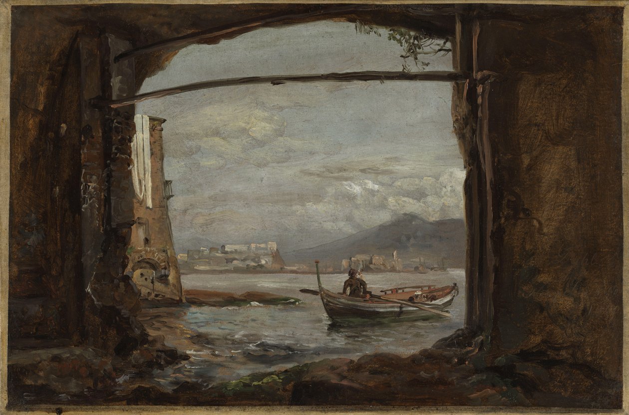 Widok z groty w pobliżu Posillipo autorstwa Johan Christian Dahl