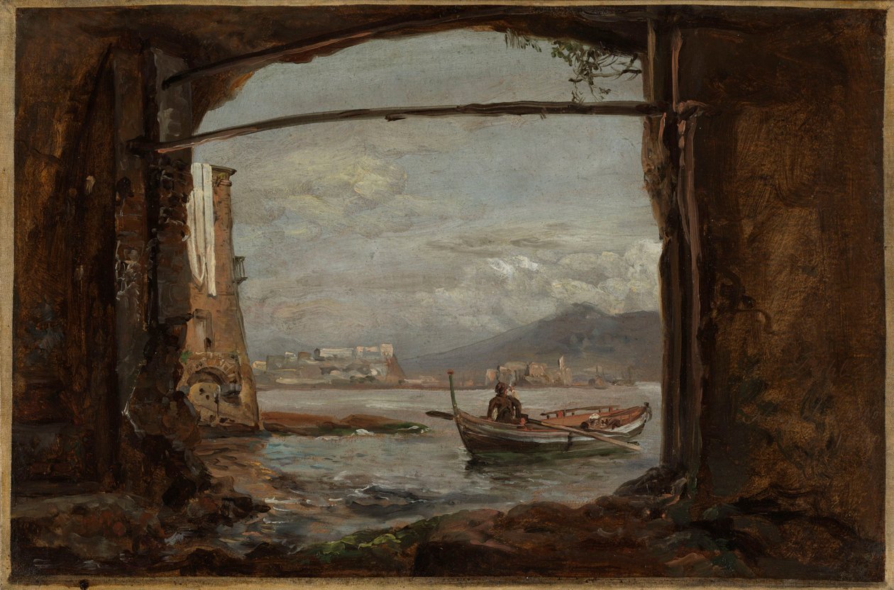Widok z groty w pobliżu Posillipo autorstwa Johan Christian Dahl