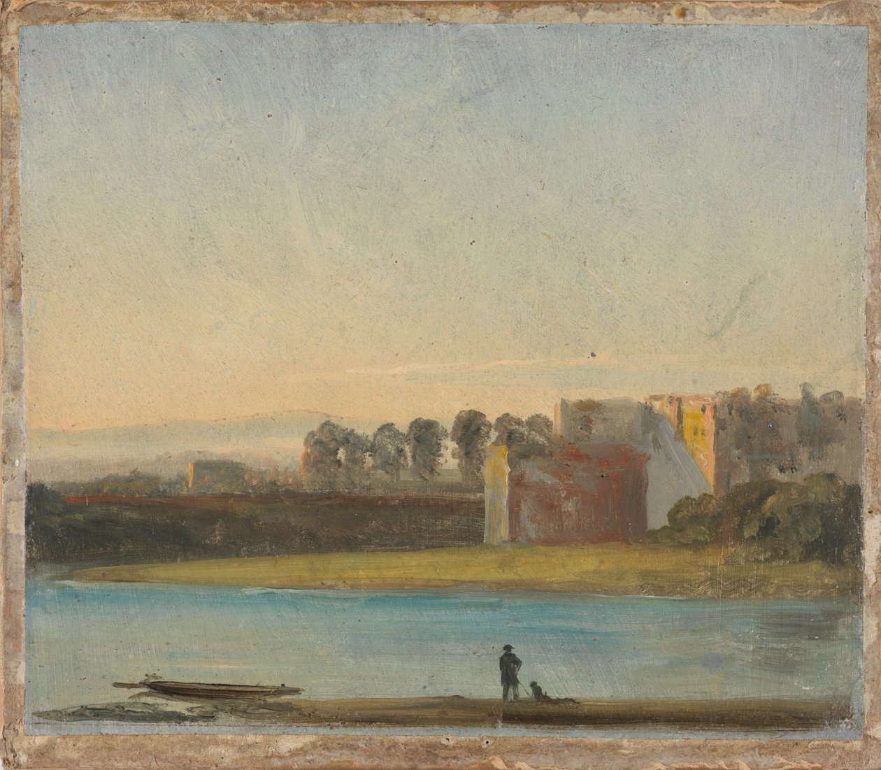 Widok na Łabę autorstwa Johan Christian Dahl