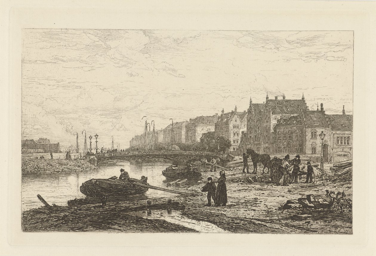 Widok na Stadhouderskade autorstwa Johan Conrad Greive