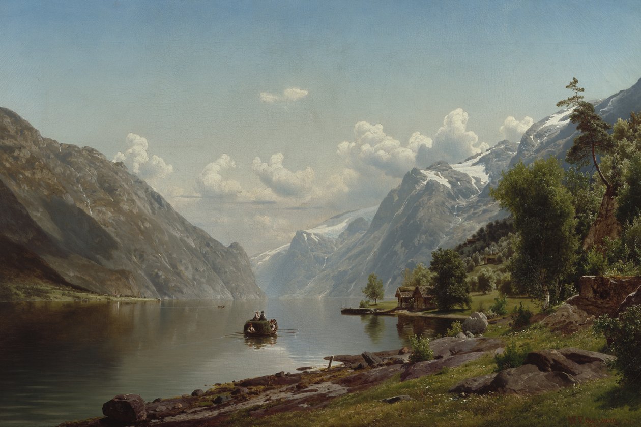 Z Hardangerfjord autorstwa Johan Fredrik Eckersberg