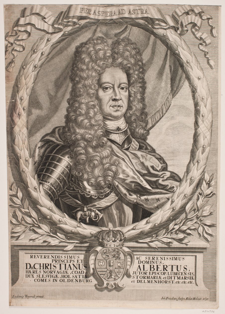 Książę Christian Albrecht Gottorp autorstwa Johan Friedlein