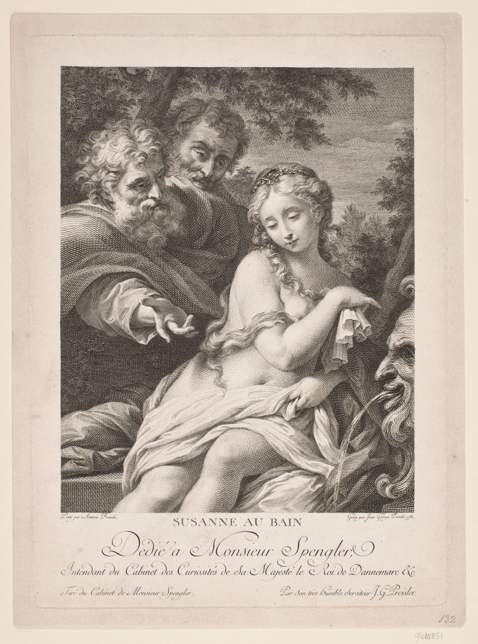 Zuzanna w wannie autorstwa Johan Georg Preisler