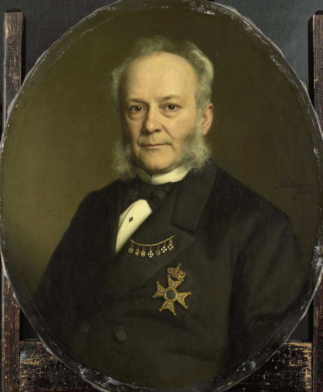 Pietera Mijera (1812-1881). Generalny Gubernator Holenderskich Indii Wschodnich autorstwa Johan Heinrich Neuman