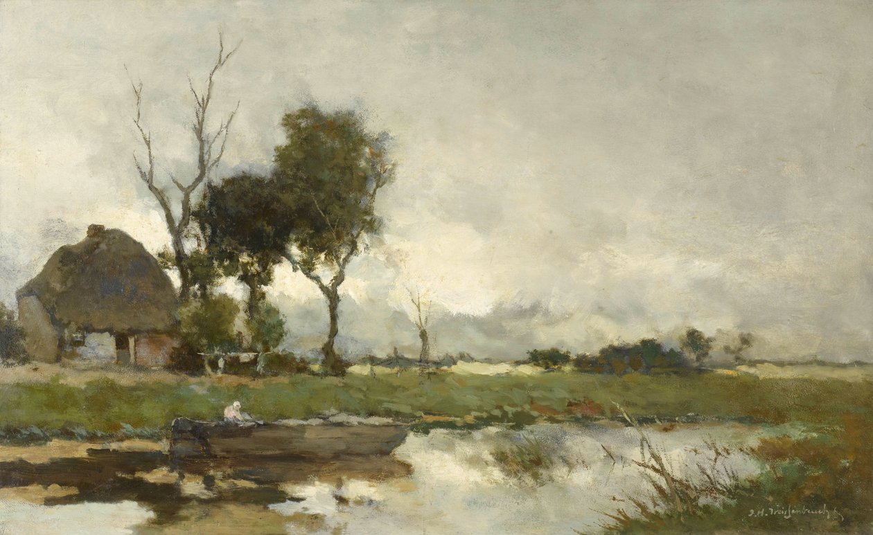 Jesienny krajobraz jesienny krajobraz autorstwa Johan Hendrik Weissenbruch