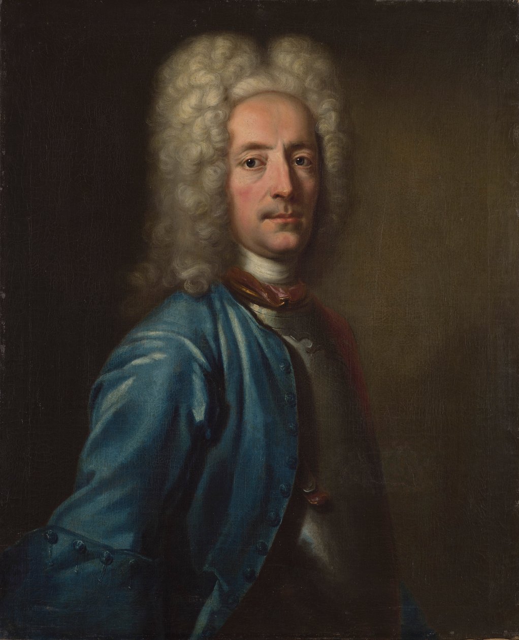 Pułkownik Henrik Falkenberg z Bålby autorstwa Johan Henrik Scheffel