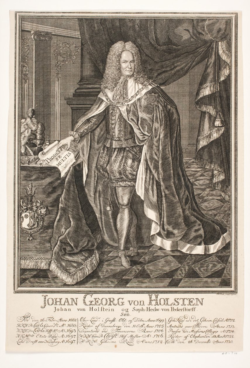 Jan Jerzy Holsztyn autorstwa Johan Herman Thiele