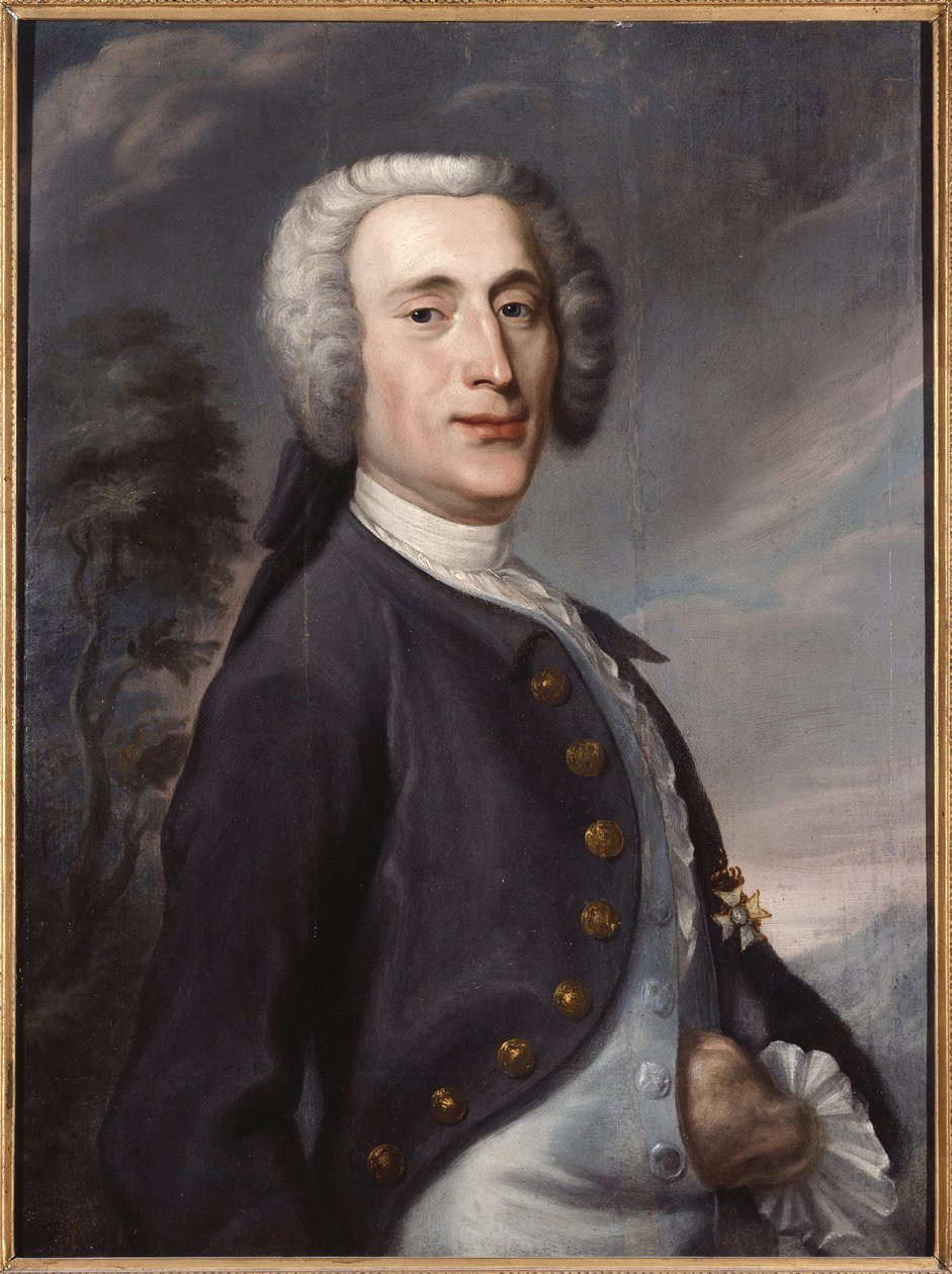 Portret Olof von Dalin (1708-1763), autorstwa Strenga, Johana Joachima (1707-1763). Olej na płótnie. Wymiary: 79x58 cm. Muzeum Narodowe w Sztokholmie autorstwa Johan Joachim Streng