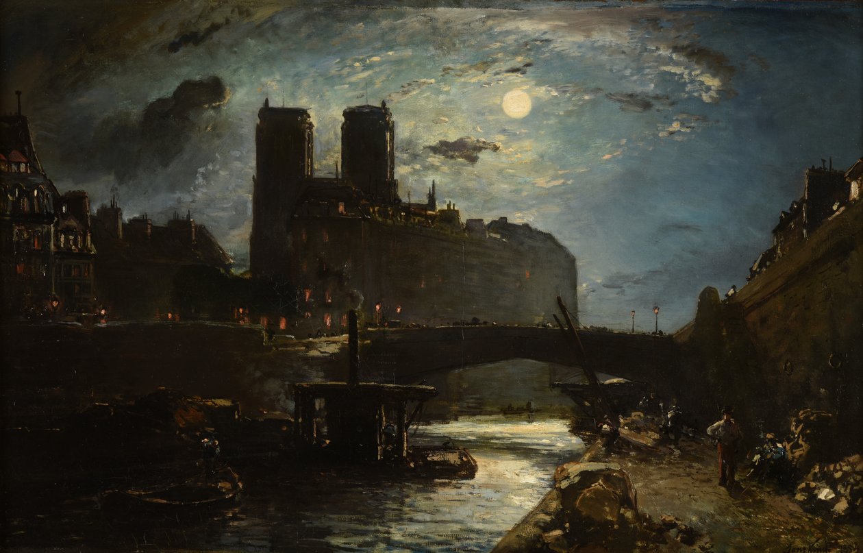 Notre-Dame de Paris autorstwa Johan Jongkind
