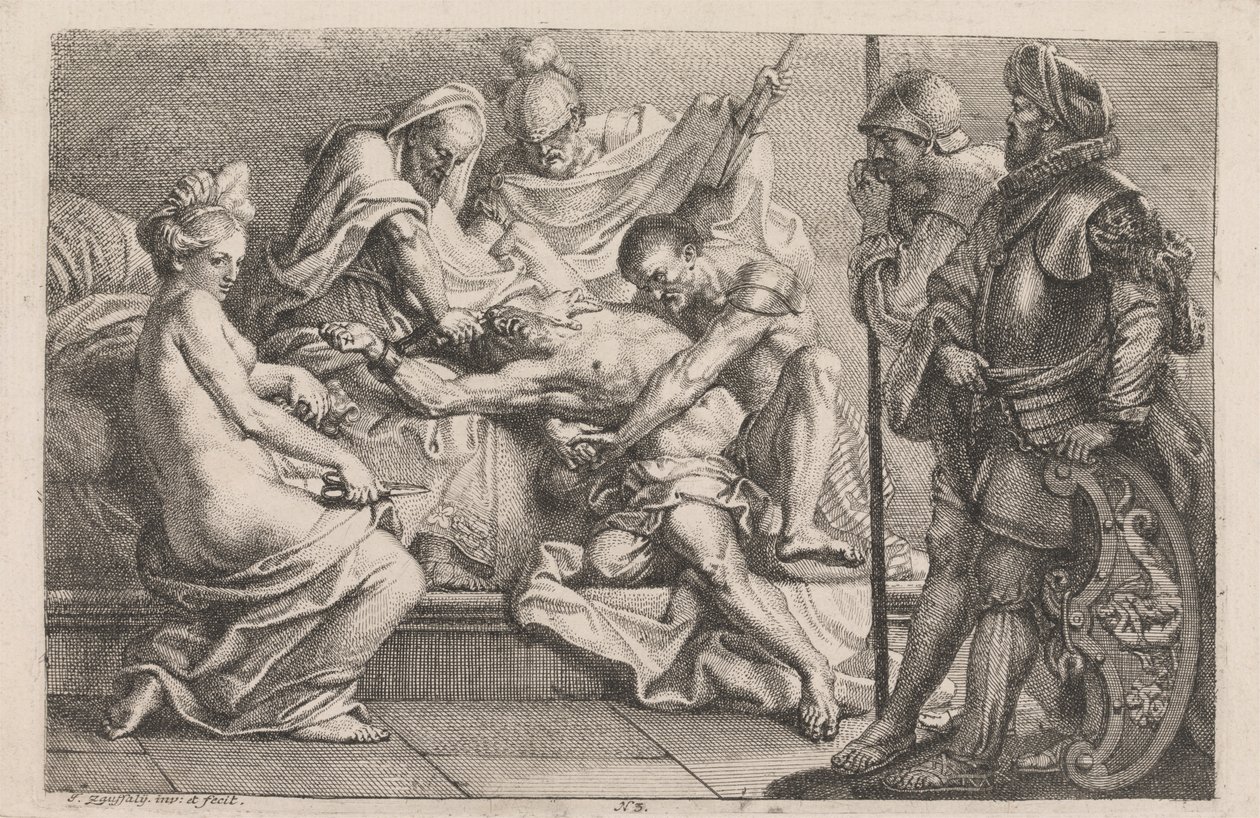 Samson pokonany przez Filistynów autorstwa Johan Joseph Zoffany