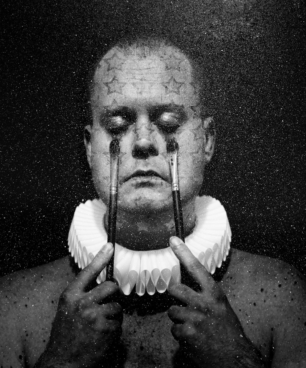Śmierć klauna (seria), 2016 (obróbka zdjęć) autorstwa Johan Lilja