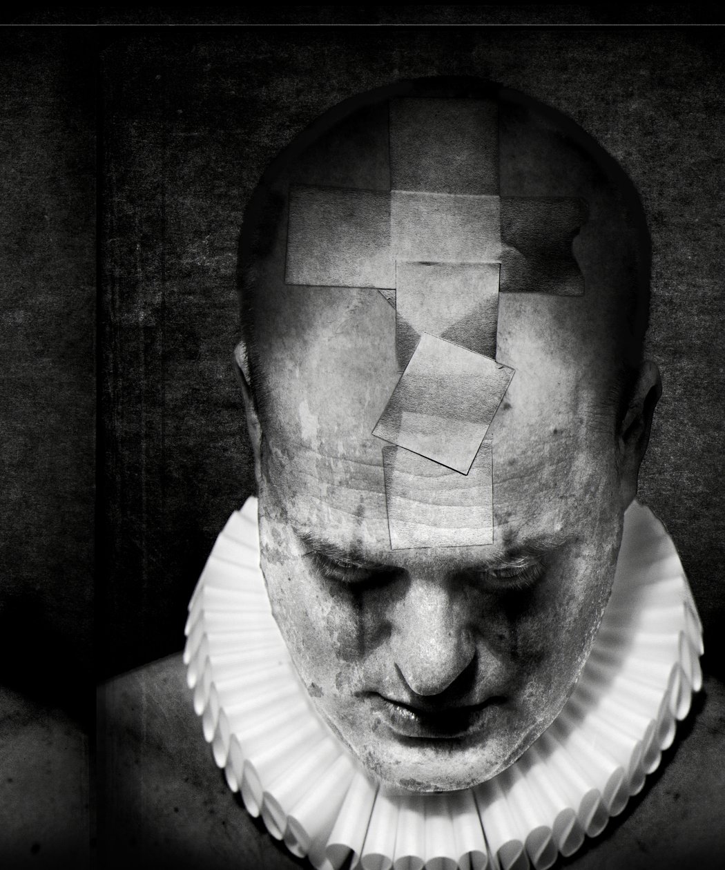 Śmierć klauna (seria), 2016 (obróbka zdjęć) autorstwa Johan Lilja