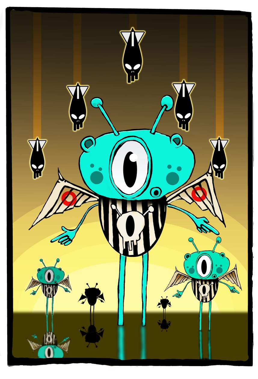 Obcy zespołowy, 2012 (ilustracja) autorstwa Johan Lilja
