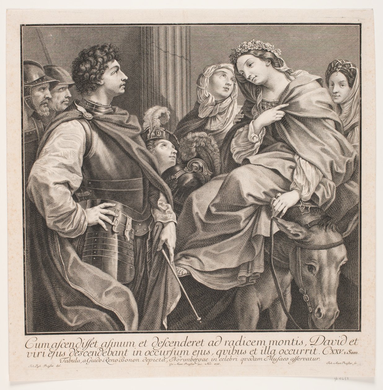 Dawid i Abigail autorstwa Johan Martin Preisler
