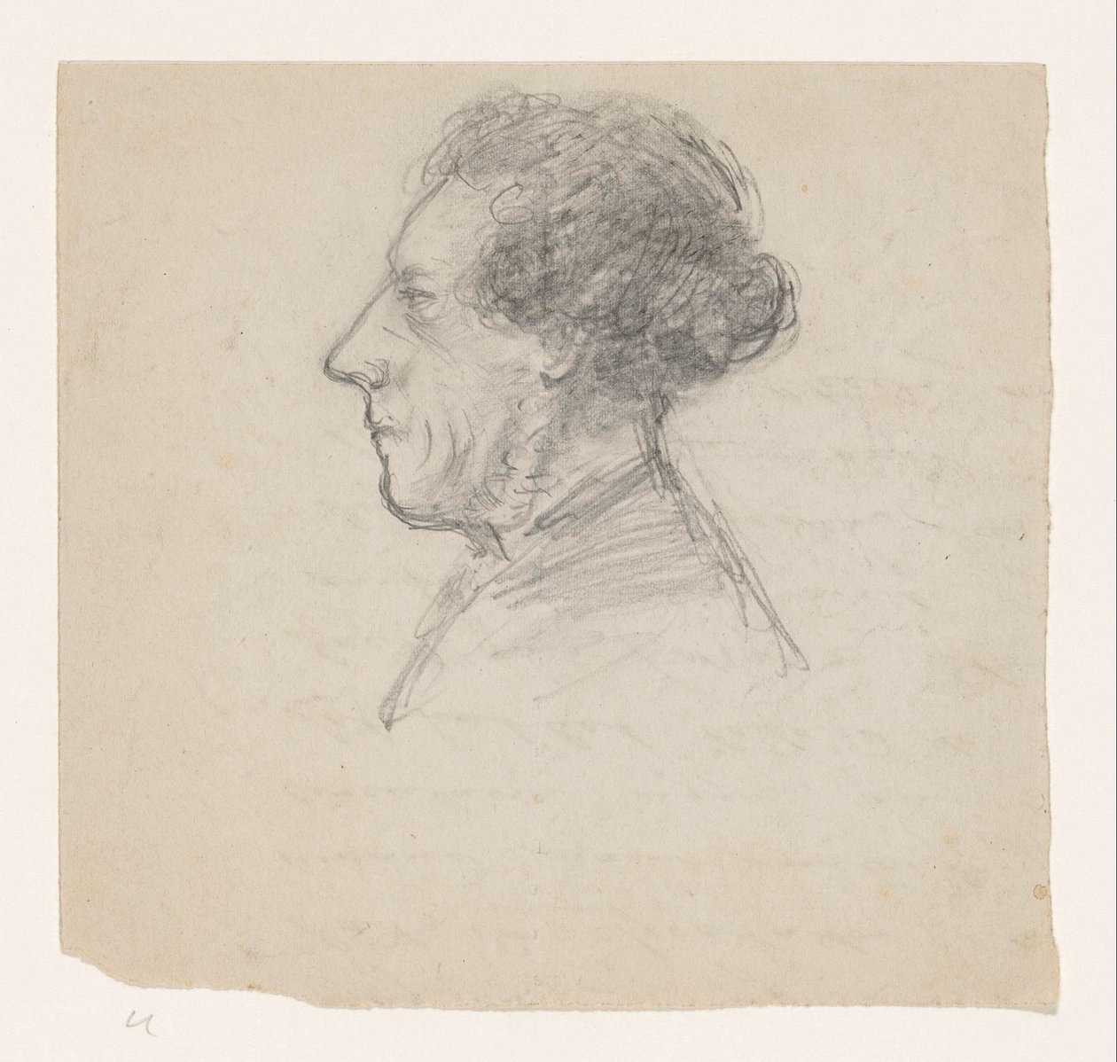 Portret nieznanego autorstwa Johan Michaël Schmidt Crans