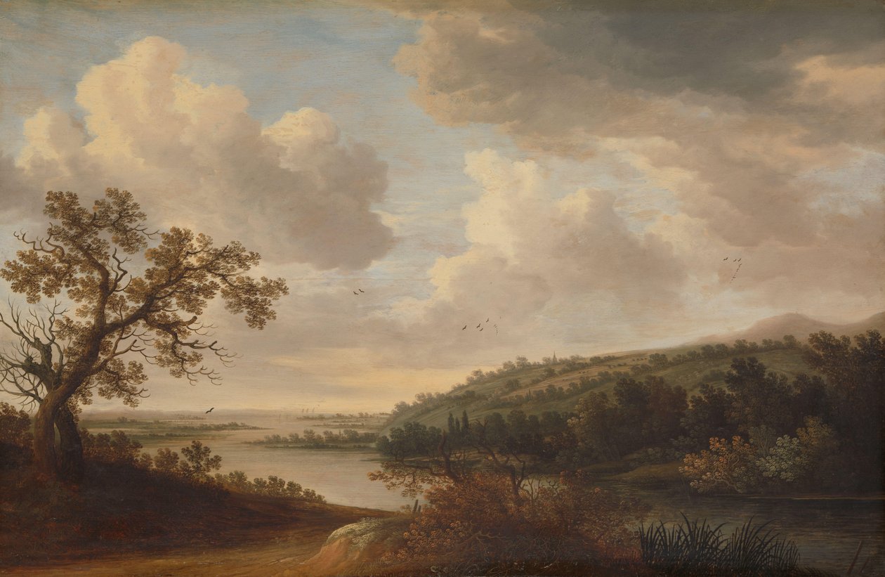 Widok na rzekę autorstwa Johan Pietersz. Schoeff