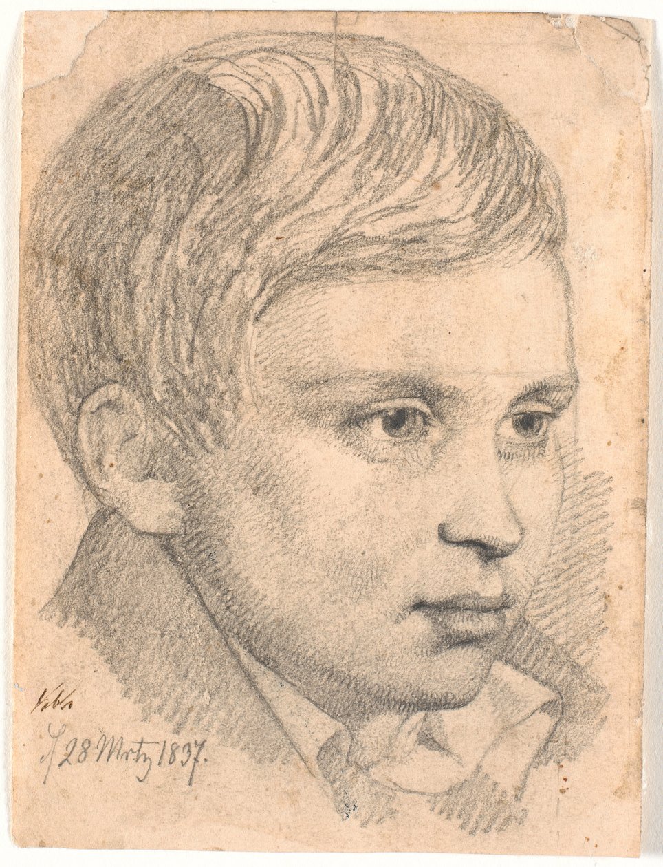 Głowa chłopca autorstwa Johan Thomas Lundbye