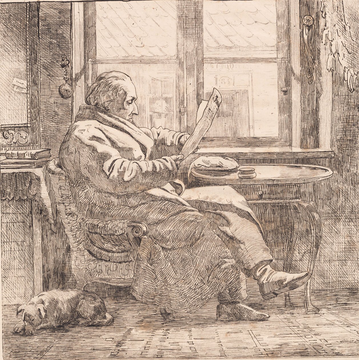 Sędzia Emanuel Bonnevie autorstwa Johan Thomas Lundbye