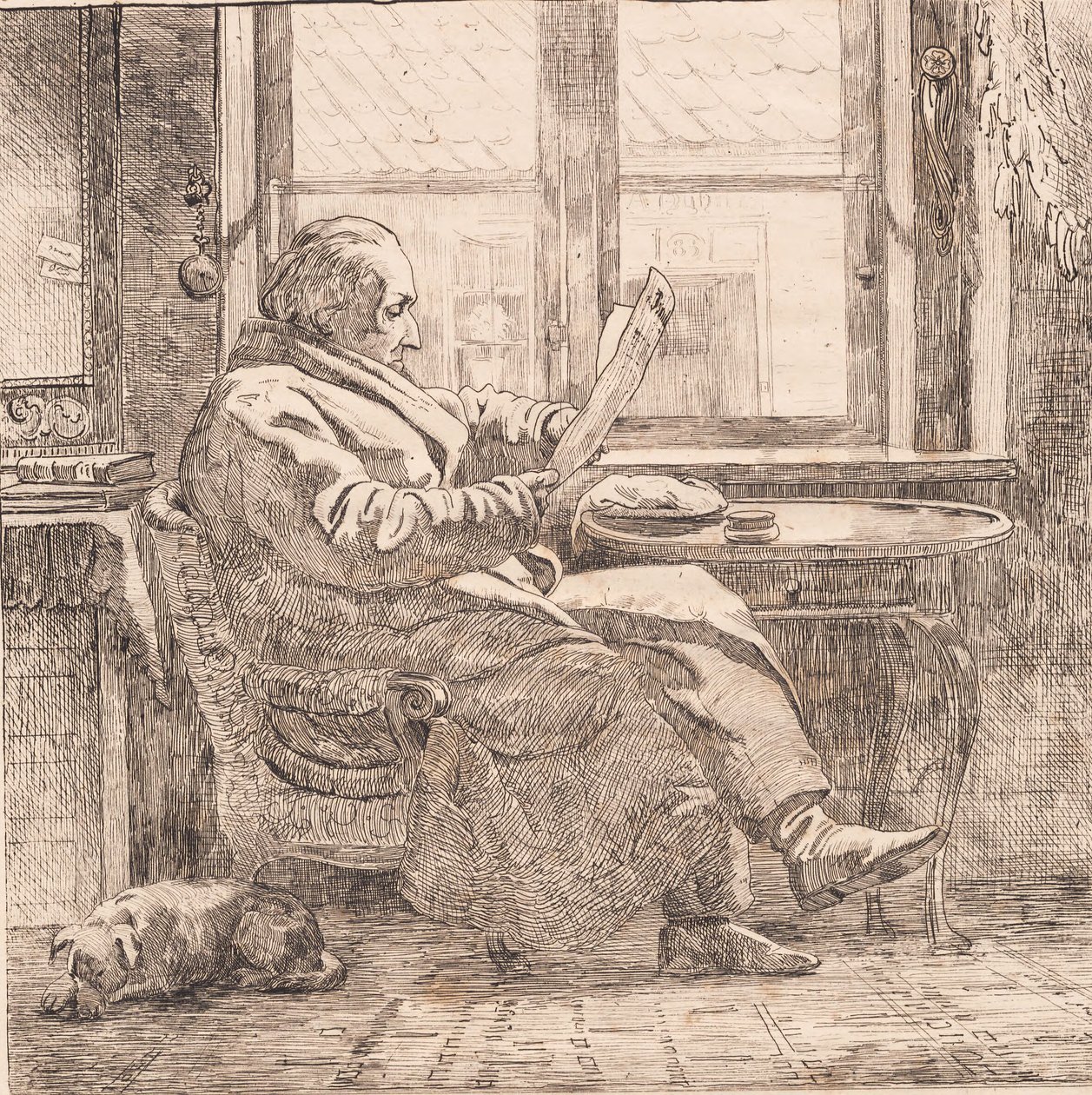 Sędzia Emanuel Bonnevie autorstwa Johan Thomas Lundbye
