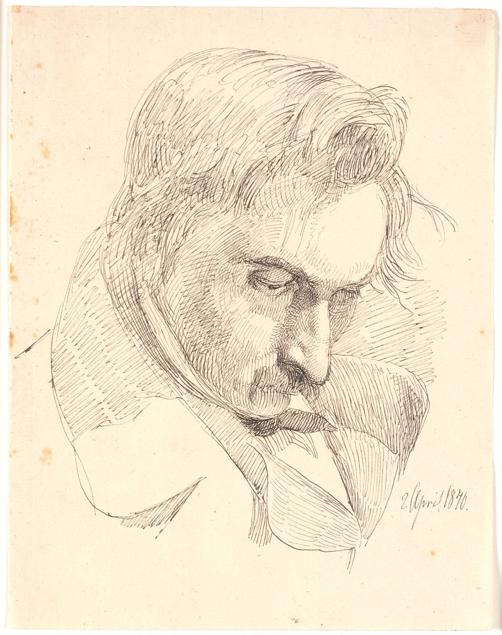 Portret jednego z braci artysty autorstwa Johan Thomas Lundbye