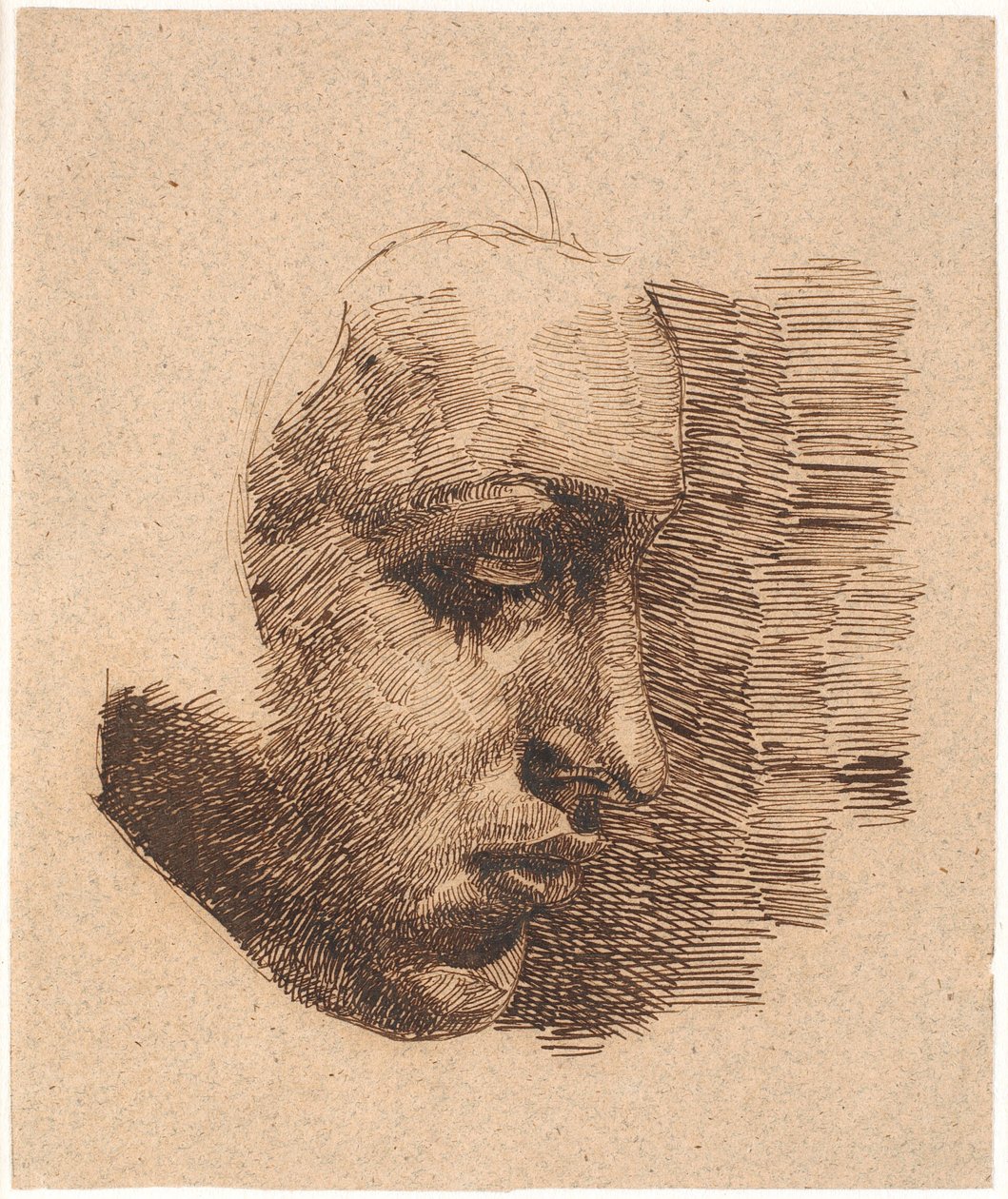 Portret profilowy autorstwa Johan Thomas Lundbye