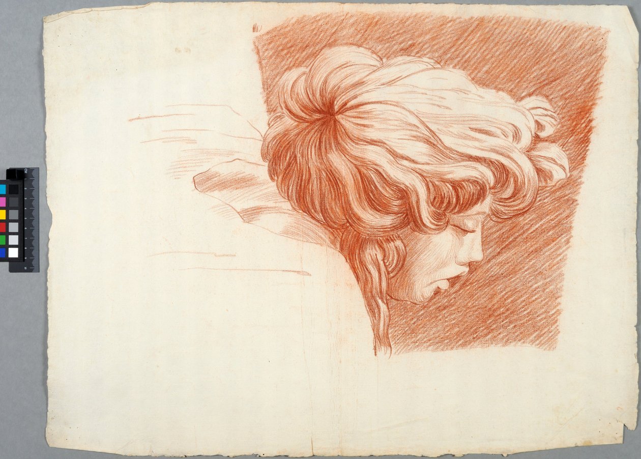 Akademiezeichnung (Detail) autorstwa Johan Tobias Sergel