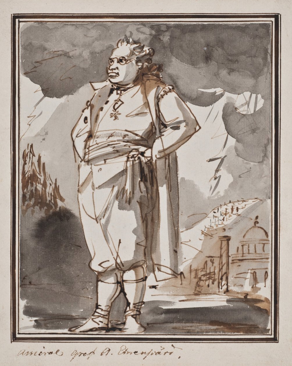 Carl August Ehrensvärd – popiersie autorstwa Johan Tobias Sergel