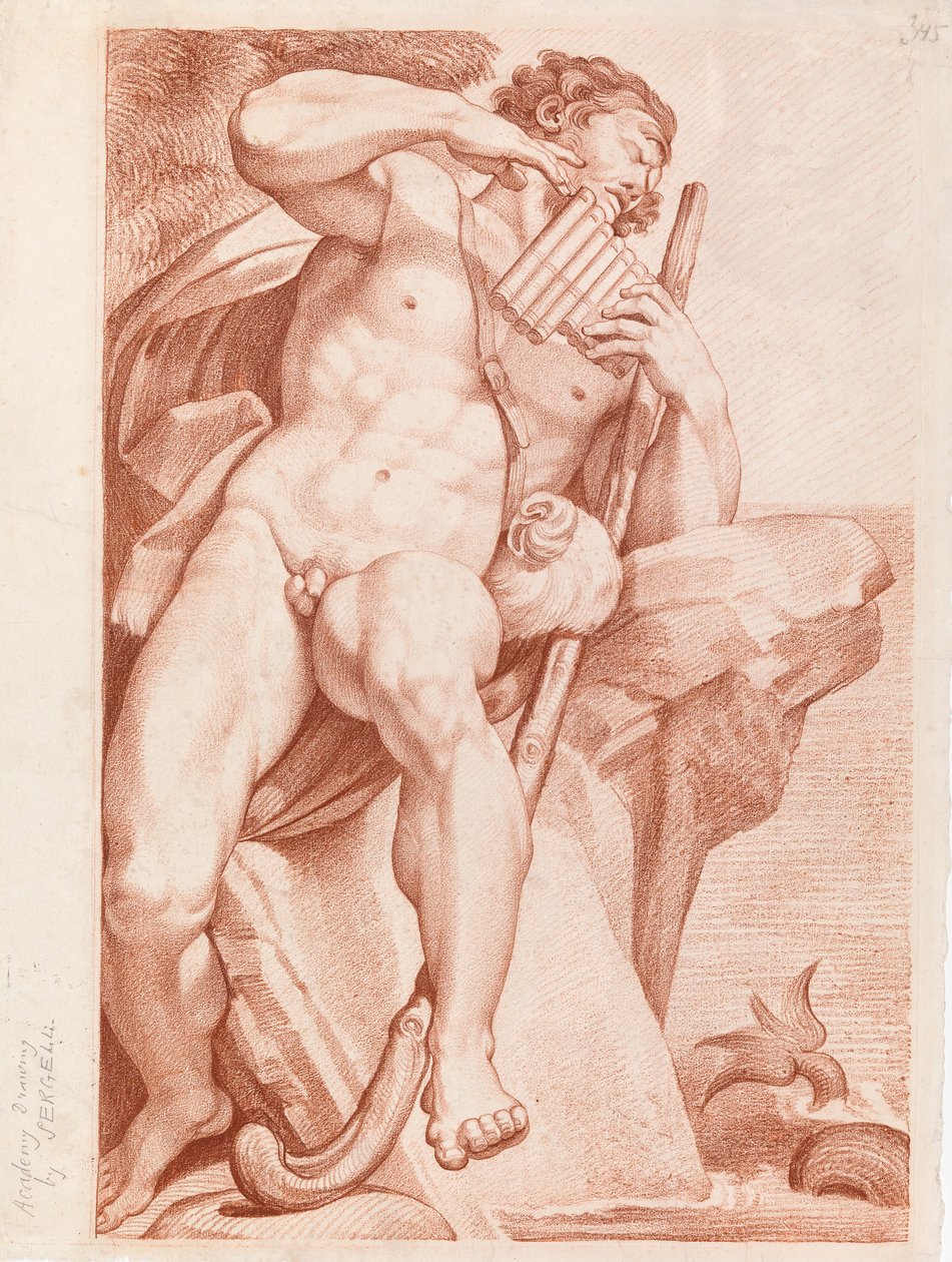 Polyphemus spielt die Panflöte autorstwa Johan Tobias Sergel