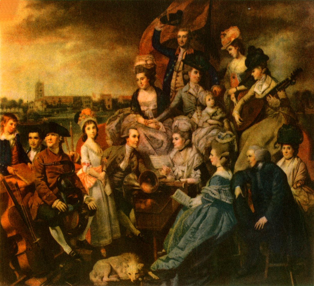 „Rodzina Sharpa”, 1779-1781, 1942. autorstwa Johan Zoffany