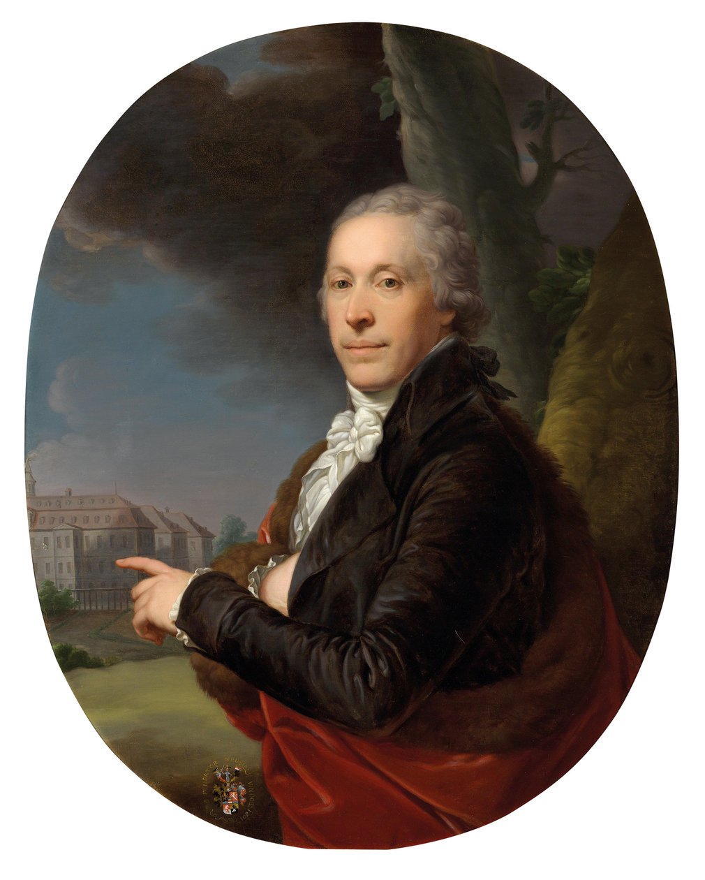 Portret austriackiego producenta papieru Ignaza Theodora Pachnera autorstwa Johann Baptist von Lampi the Elder