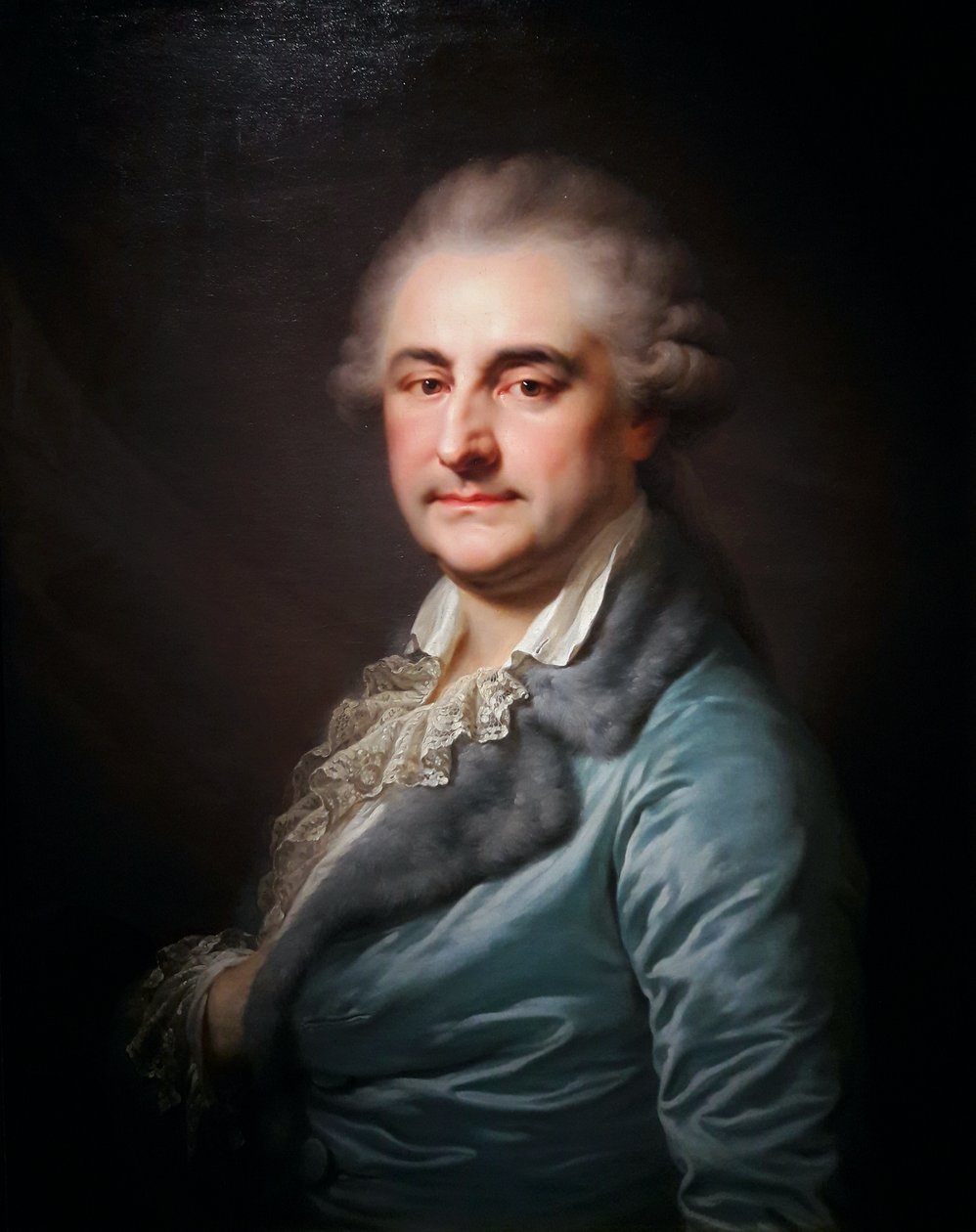 Portret Stanisława Augusta w szlafroku autorstwa Johann Baptist von Lampi the Elder