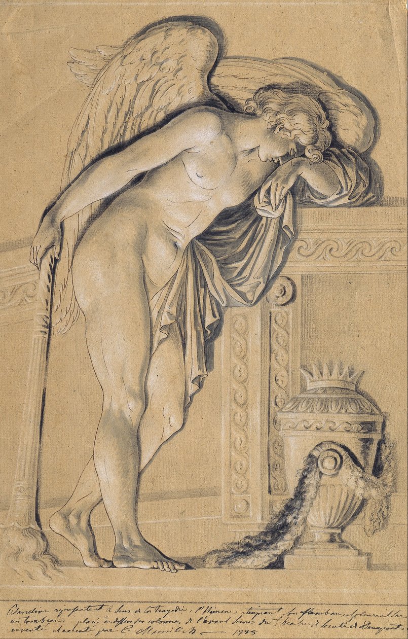 Żałoba z błony dziewiczej autorstwa Johann Christian von Mannlich