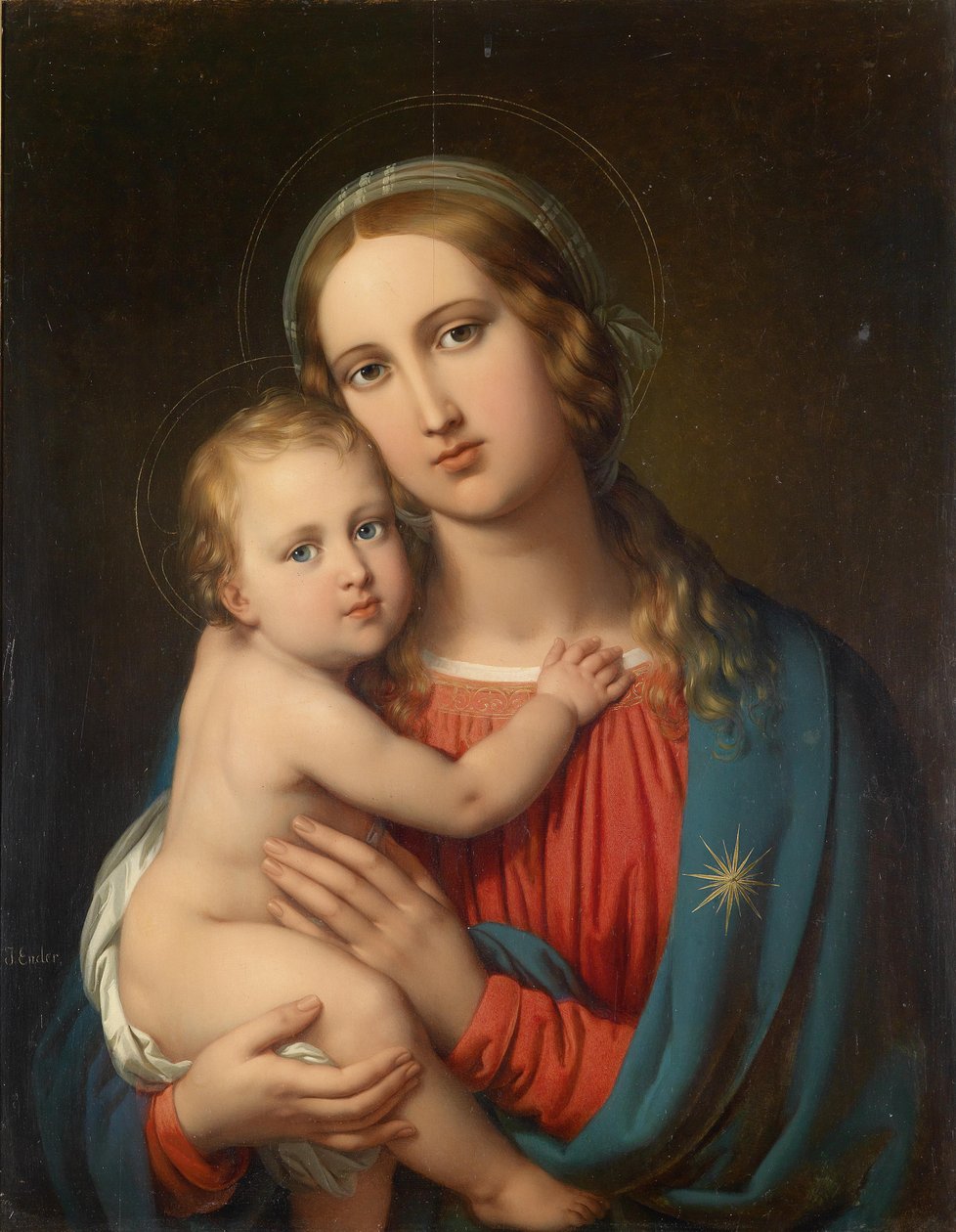 Madonna z Dzieciątkiem autorstwa Johann Ender