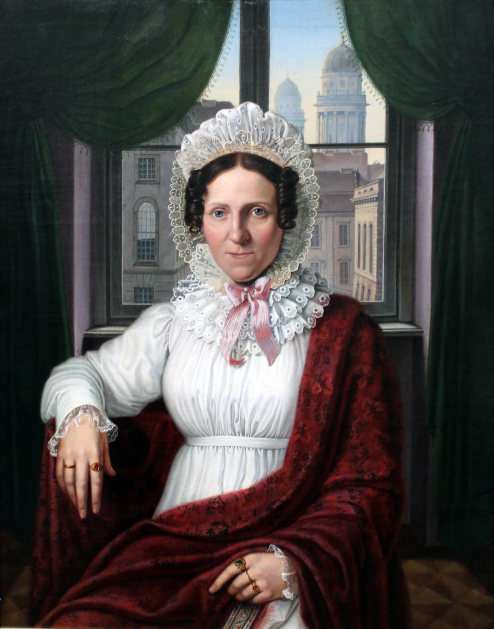 Portret pani Luise Mila autorstwa Johann Erdmann Hummel