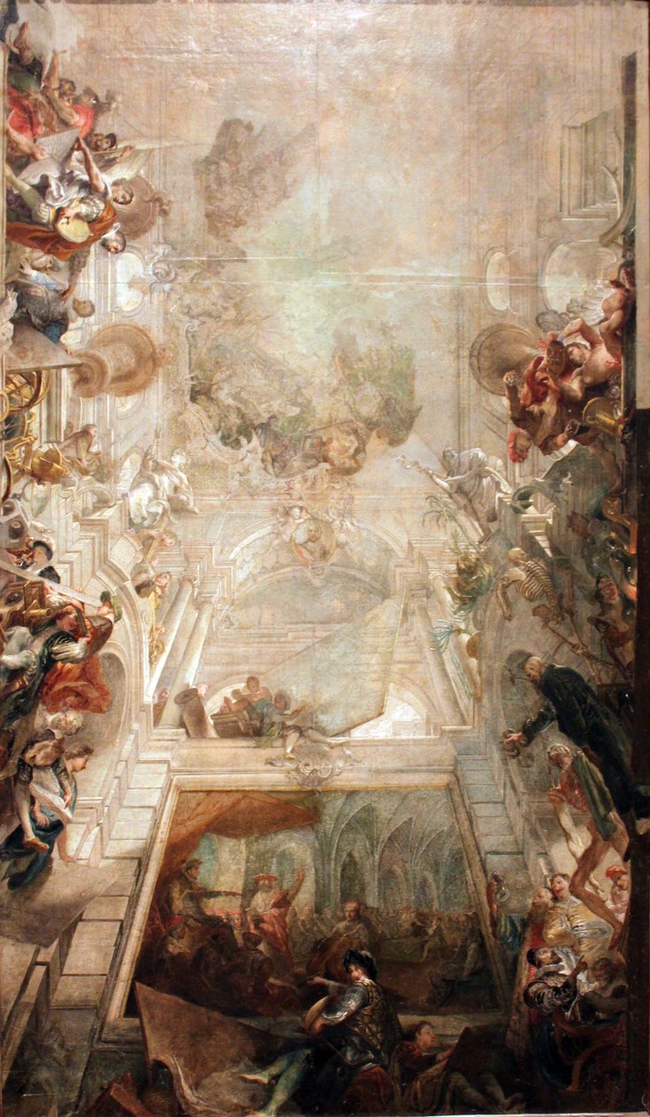 Triumf sztuki i nauki autorstwa Johann Evangelist Holzer