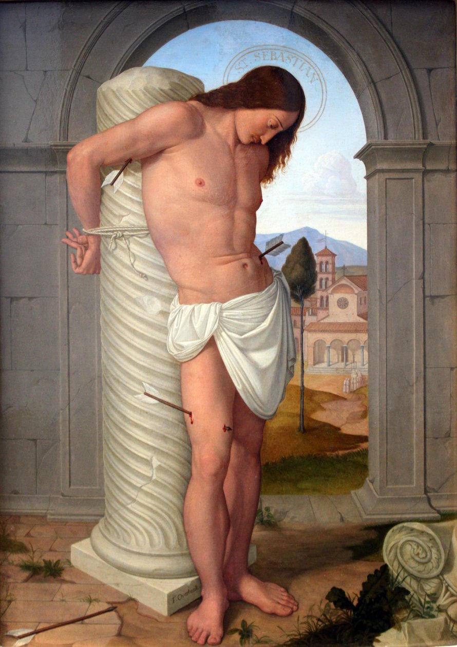 Św. Sebastian autorstwa Johann Friedrich Overbeck