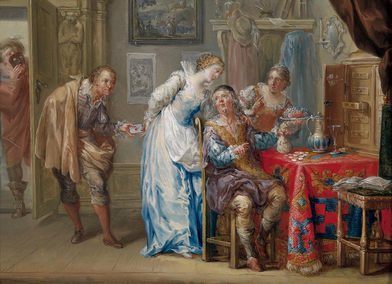 List miłosny autorstwa Johann Georg Platzer