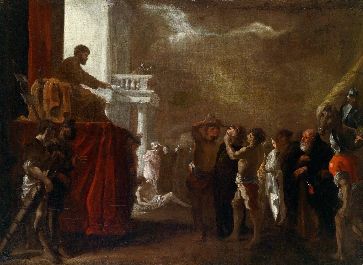 Święty Cyriac autorstwa Johann Heinrich Schönfeld