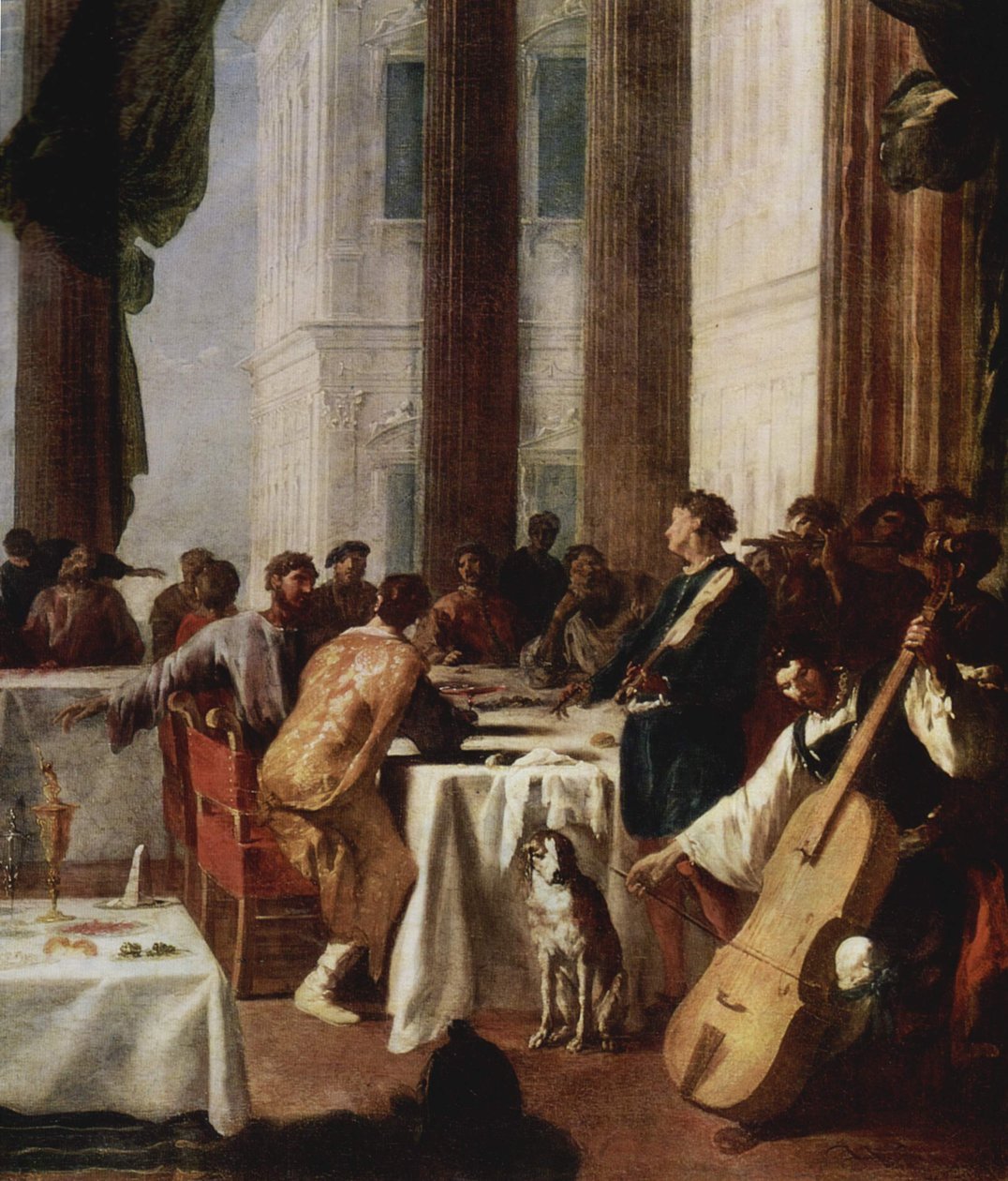 Ślub w Kanie autorstwa Johann Heinrich Schönfeld