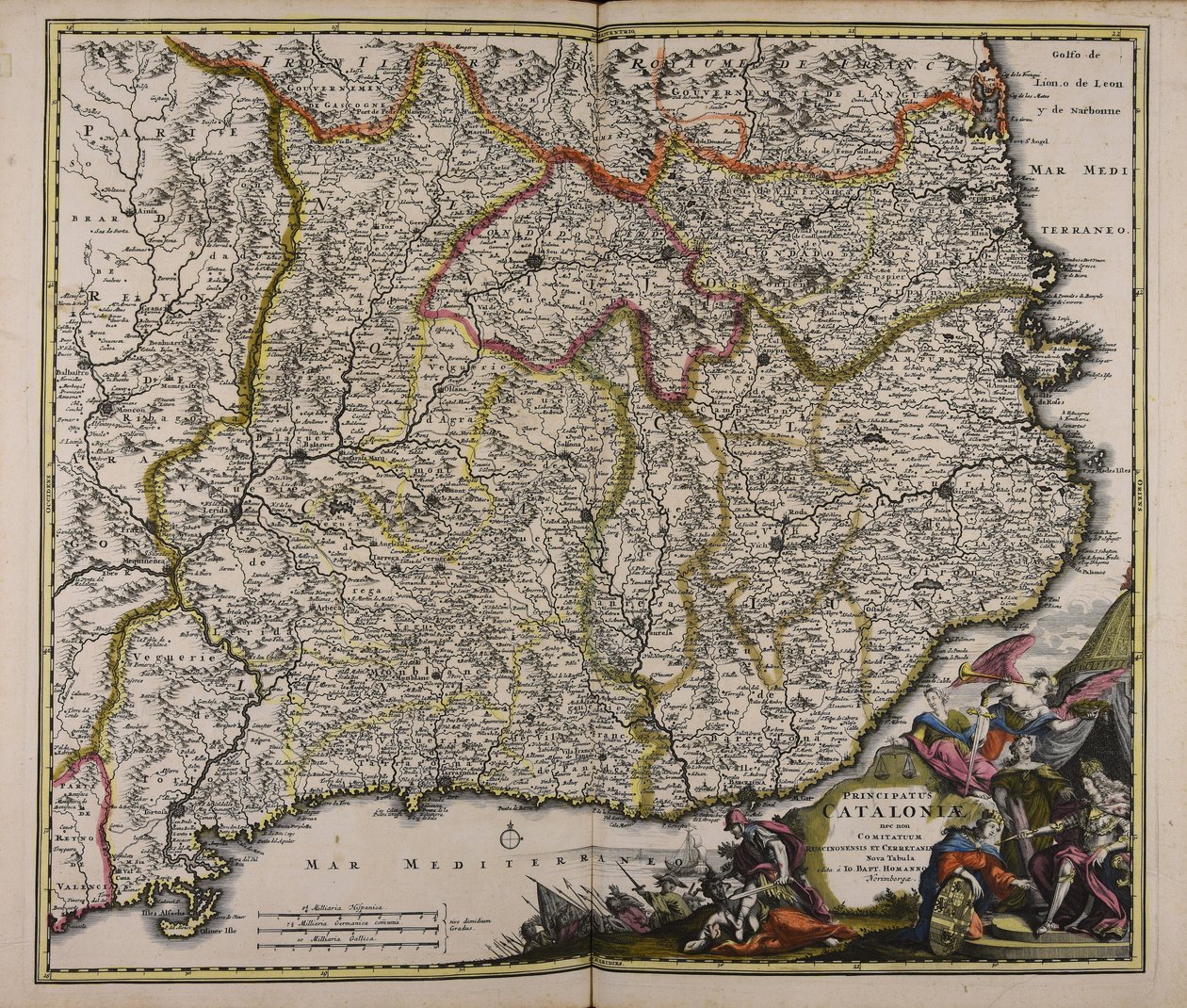 Nowa mapa autorstwa Johann Baptista Homann
