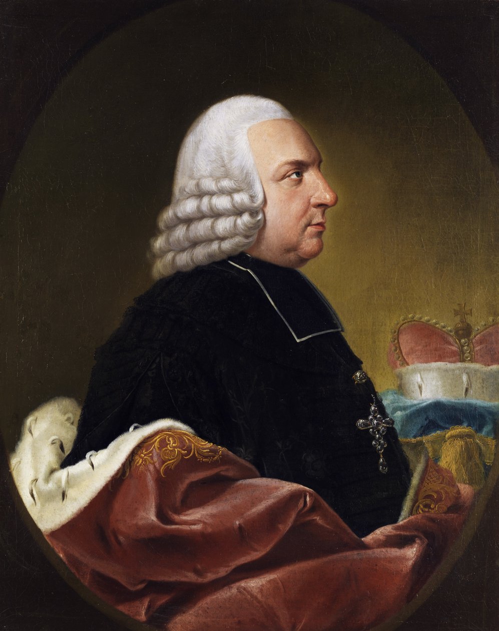 Portret Lothara Franza von Schönborn autorstwa Johann Jakob Ihle