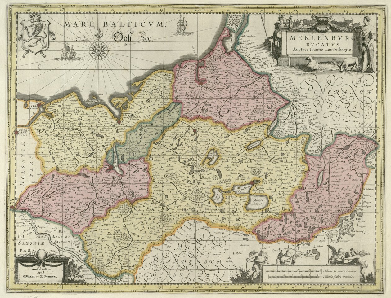 Meklenbvrg Dvcatvs autorstwa Johann Lauremberg