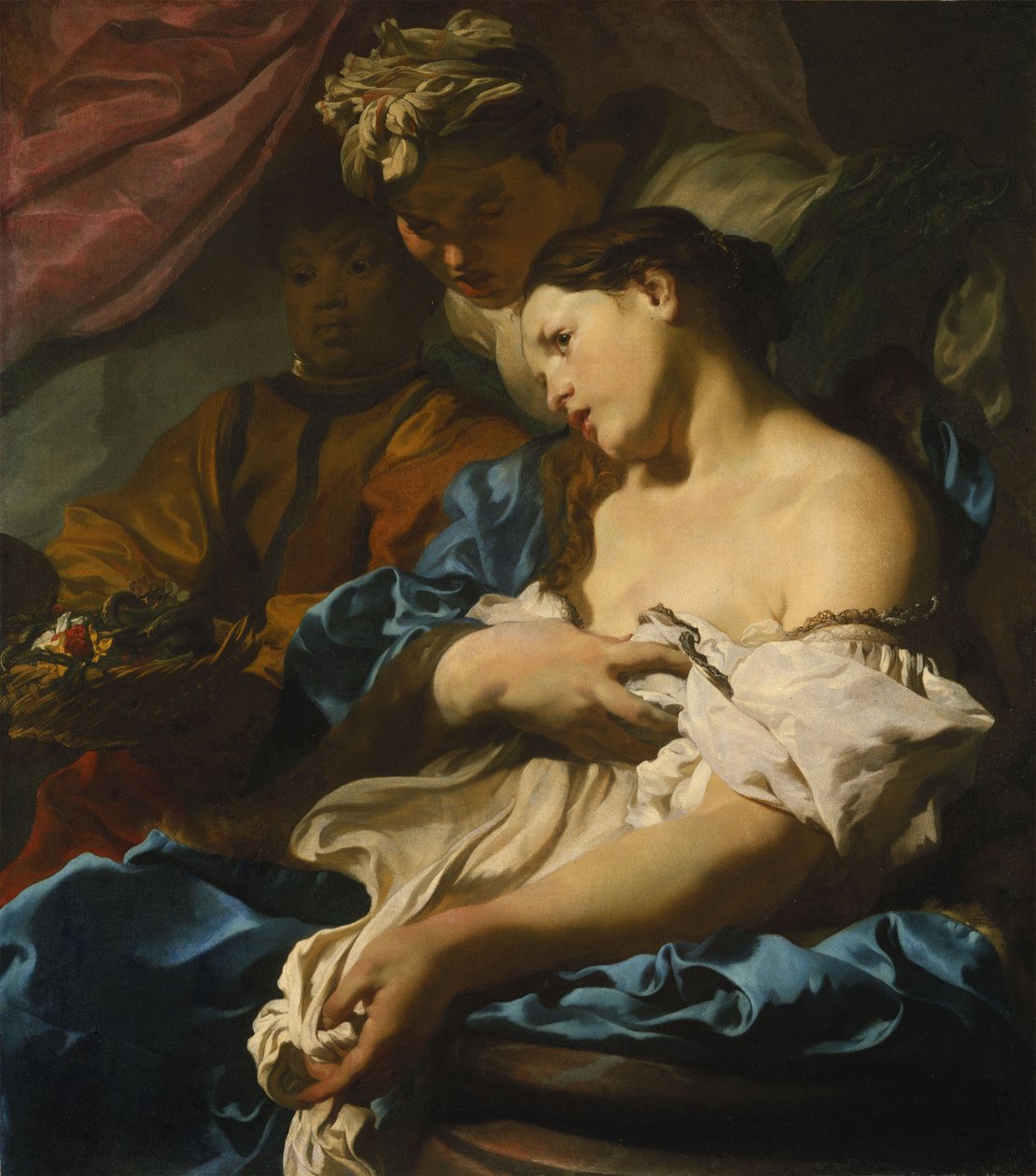 Śmierć Kleopatry autorstwa Johann Liss