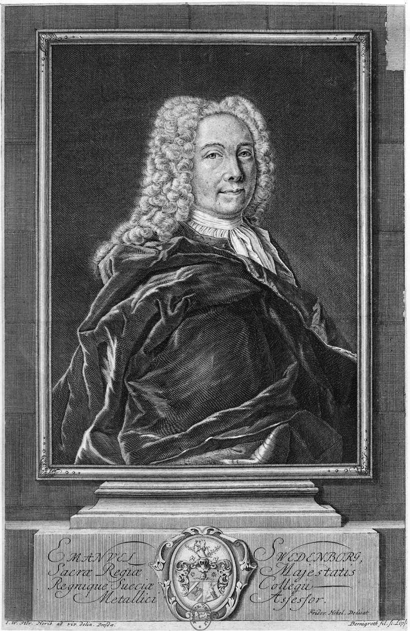 Emanuel Swedenborg (1688-1772) autorstwa Martin Bernigeroth