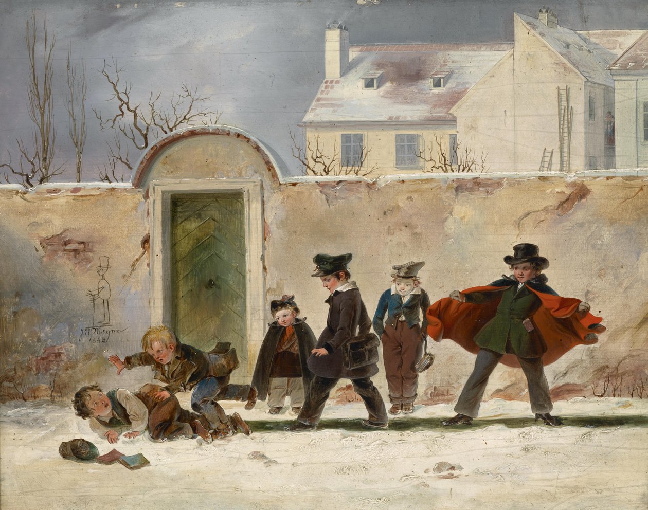 Po szkole autorstwa Johann Nepomuk Mayer