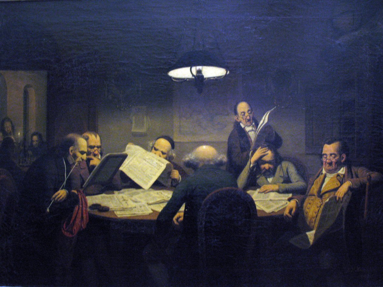 Das Lesekabinett autorstwa Johann Peter Hasenclever