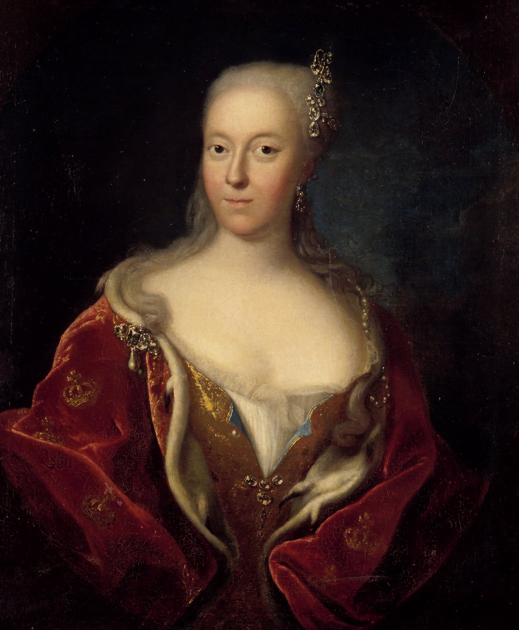 Anna Sophie von Reventlow, królowa Danii autorstwa Johann Salomon Wahl