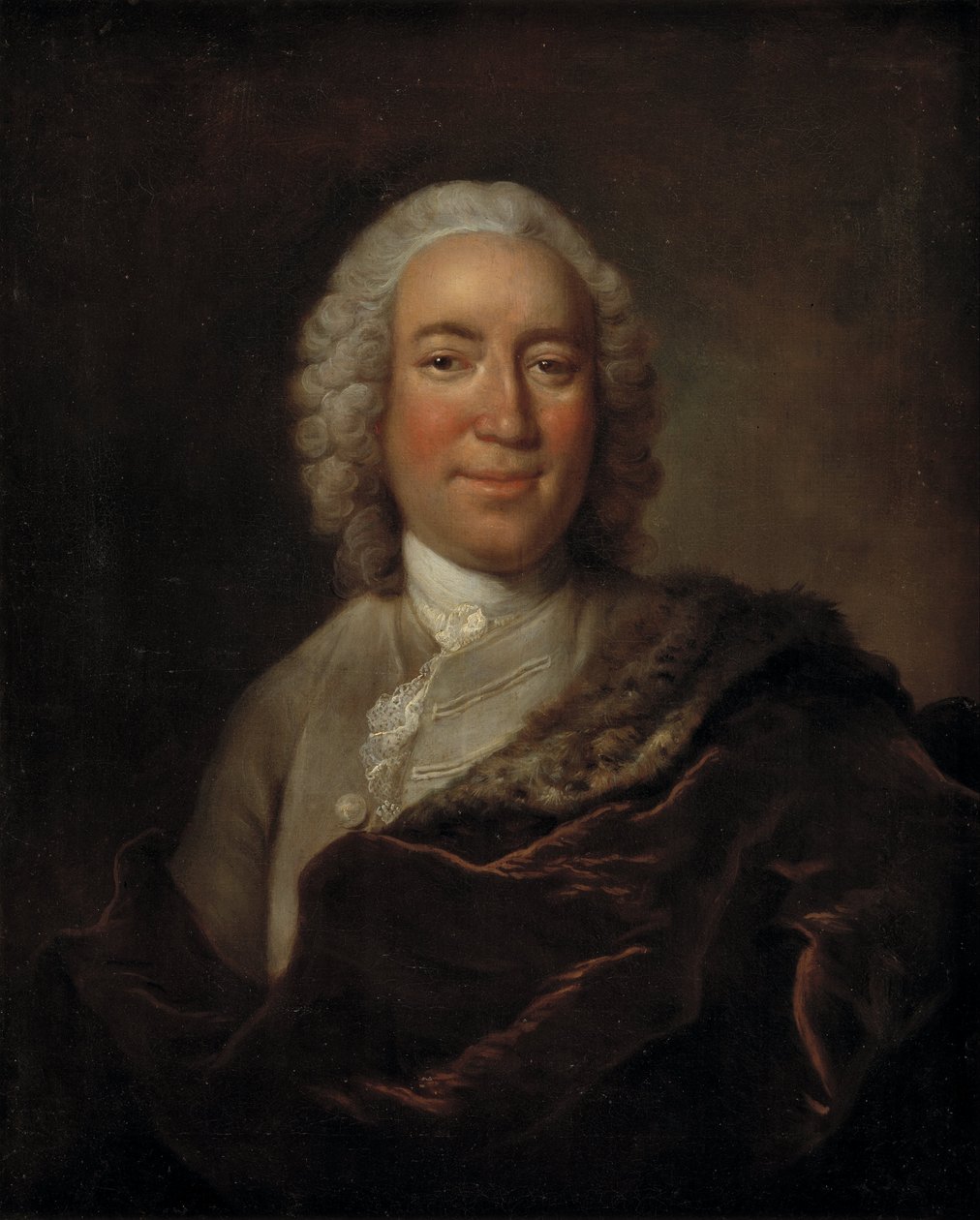Gerhard Morell, opiekun Królewskiego Duńskiego Kunstkammer autorstwa Johann Salomon Wahl