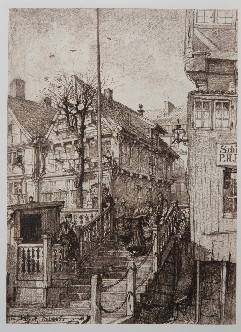 Stopnie lądowania - Butenkajen1 autorstwa Johann Theobald Riefesell